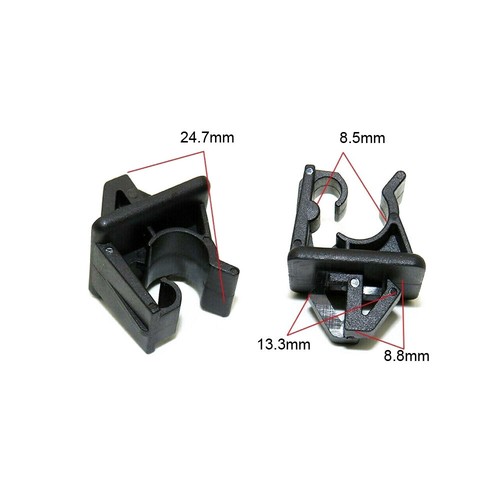 2 piezas accesorios universales con clip para caña de utilería para automóvil, - Imagen 5 de 12