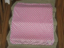 Just One You Made By Carters Owl Pink Sherpa Baby Blanket Teal Edging Plush Soft