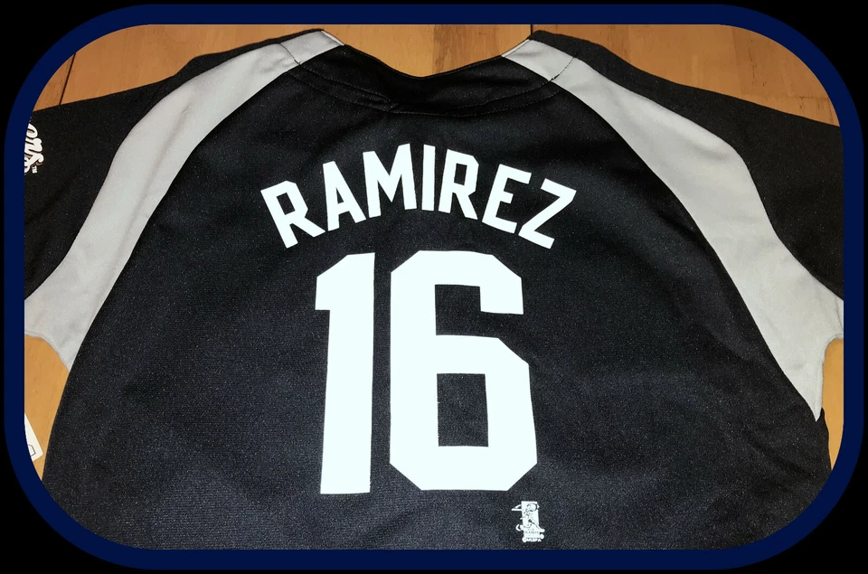 VINTAGE MILWAUKEE BREWERS ADIDAS ARAMIS RAMIREZ REPLICA JERSEY KIDS LARGE SIZE 7 - Image 3 of 3