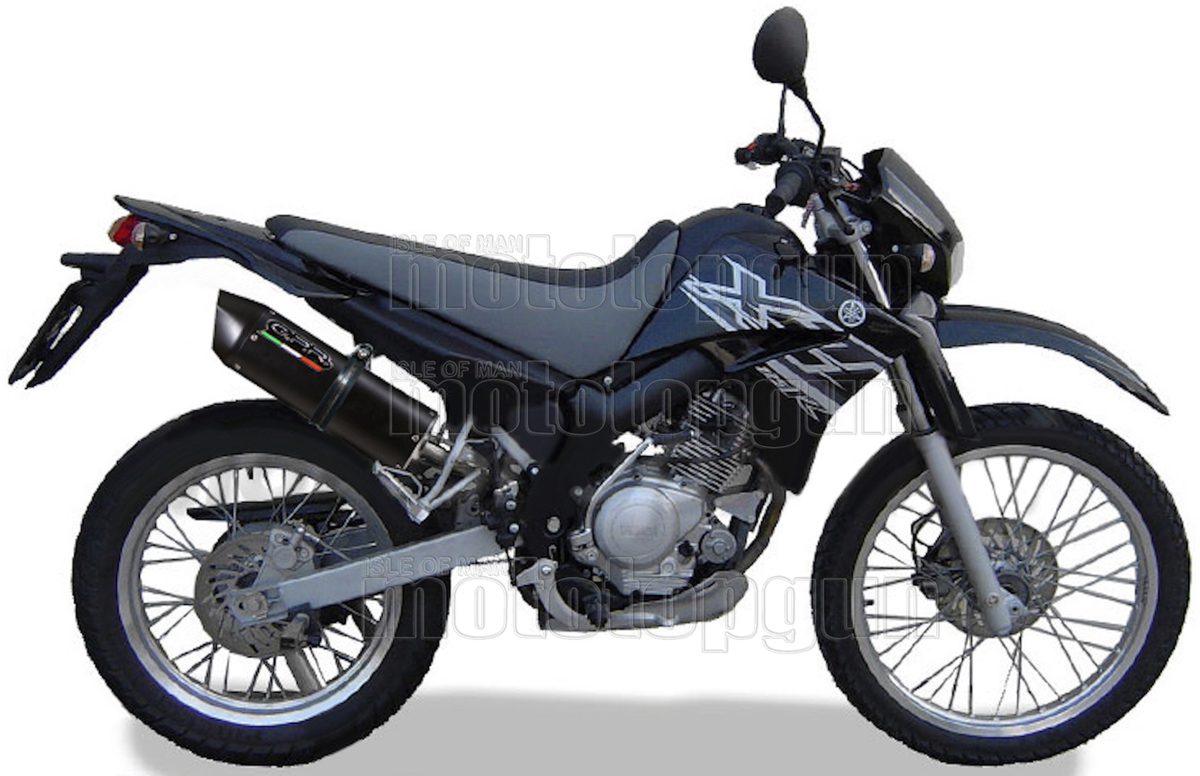 GPR Scarico compatibile per Yamaha XT 125 R - X 2005/12 Scarico omologato con tubi di collegamento Pentasport INOX AISI 304