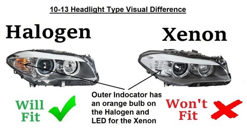BMW 5 Series F10 F11 Halogen Headlight TMS Module 10-13 7258278 AND INSTRUCTIONS - Picture 6 of 6
