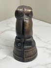 Antique Cast Iron ELEPHANT on Bench Still Bank Bronze Finish Early 1900s #2 — photo 3