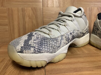 RARE🔥 Nike Air Jordan 11 XI Retro Low Snake Light Bone Sz 8.5