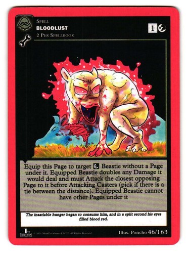 UNMOVABLE (RED) WTR212 FLESH AND BLOOD UNLIMITED EDITION NORMAL NM