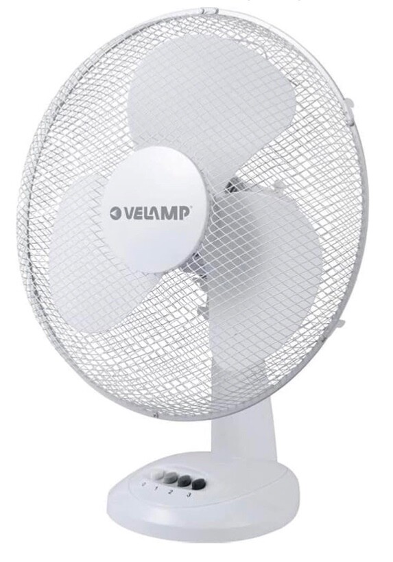 Ventilateur de table 40 cm ZONDA3 pour bureau et chambre à coucher blanc