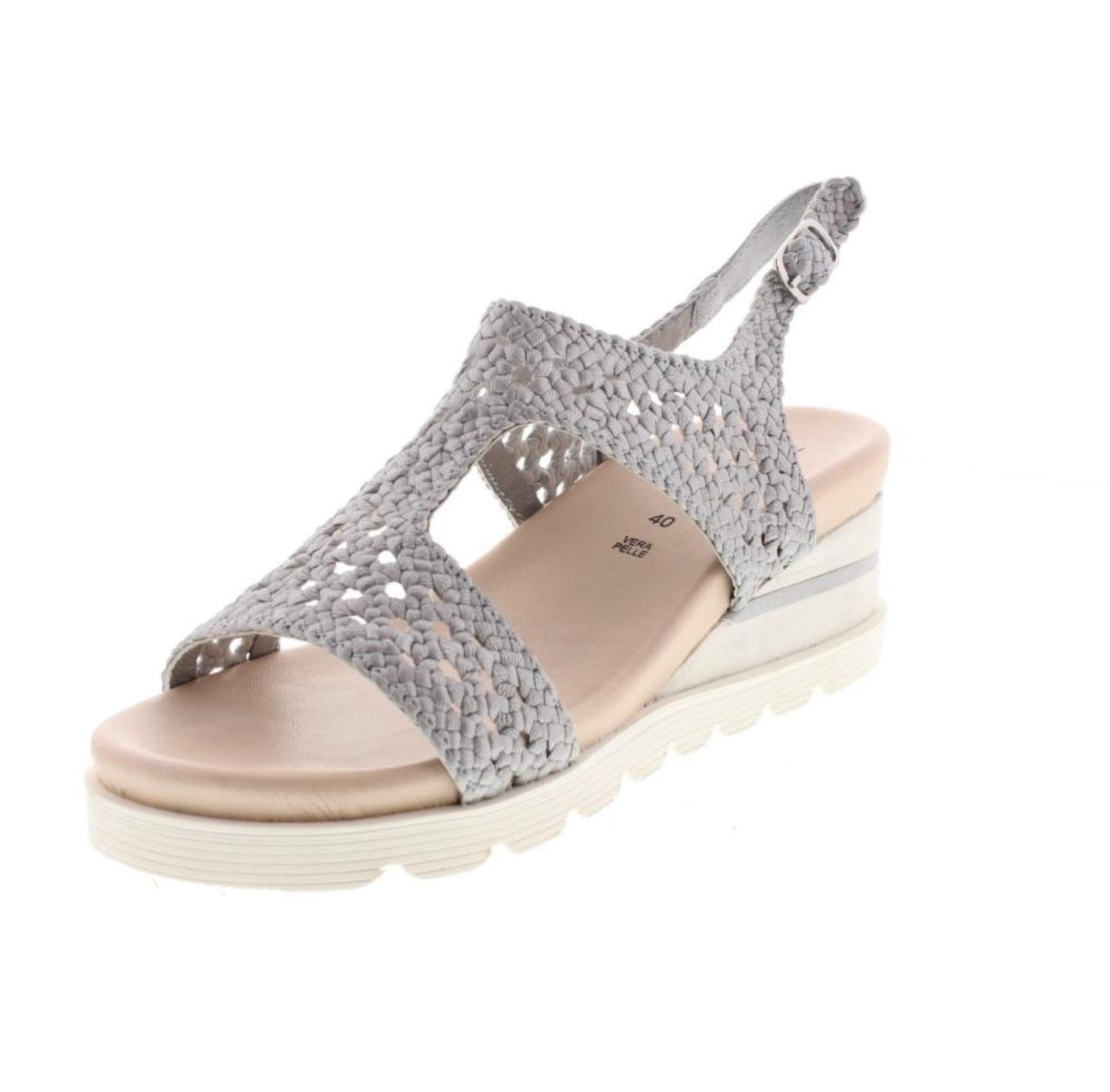 Келидон Сандали В Пелле-Кон-Зеппа-Ардженто -Талья, 40 Скарпе-Донна-Сандали