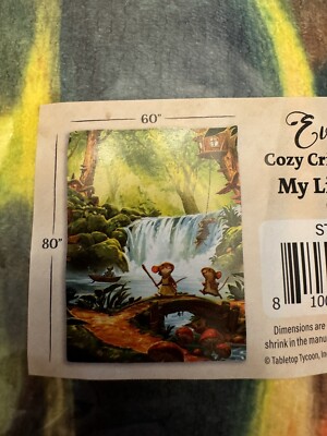 Gen Con 2024 Everdell Cozy Critter Blanket My Lil Everdell 60  x 80 