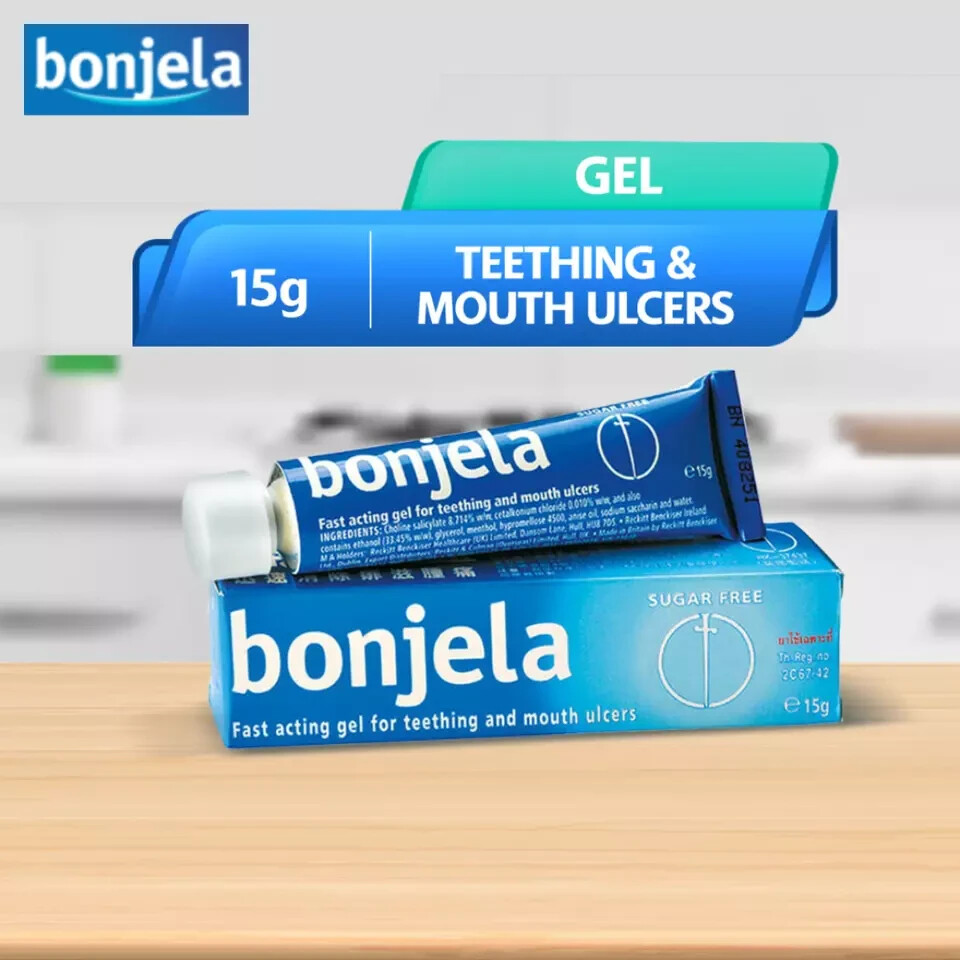 Bonjela Gel 15g Tubes Mouth Ulcer Teething fast acting soothing
