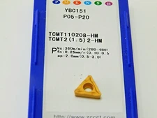 TCMT CARBIDE INSERT ZHUZHOU ZCC.CT TCMT1 YBC151 PACK OF 10