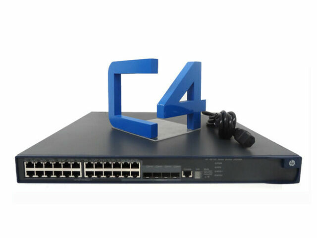Jg236a Hp A5120 5120 24g Poe Ei 24 Port Gigabit Switch For Sale Online Ebay
