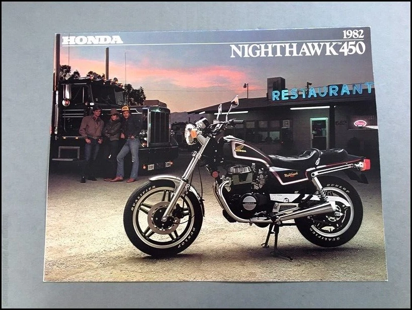 1982 Honda Nighthawk 450 CB450SC Bike Motorcycle Vintage Sales