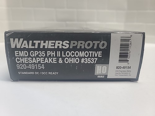 New Walthers Proto GP35 PH II Diesel Loco C&O 3537 DCC Ready 920-49154 Chesapeak - Picture 8 of 9