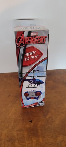 WorldTech Marvel Avengers 2ch Infrared Herocopter CAPTAIN AMERICA New - Picture 7 of 8
