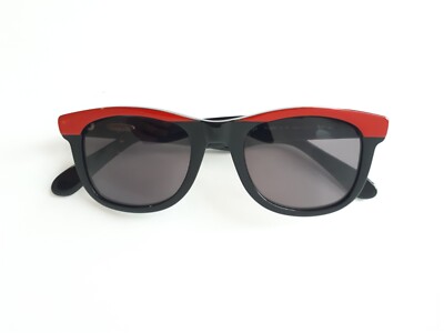 Brendel Sunglasses vintage 1980 men women black red wayfarer  display picture 1