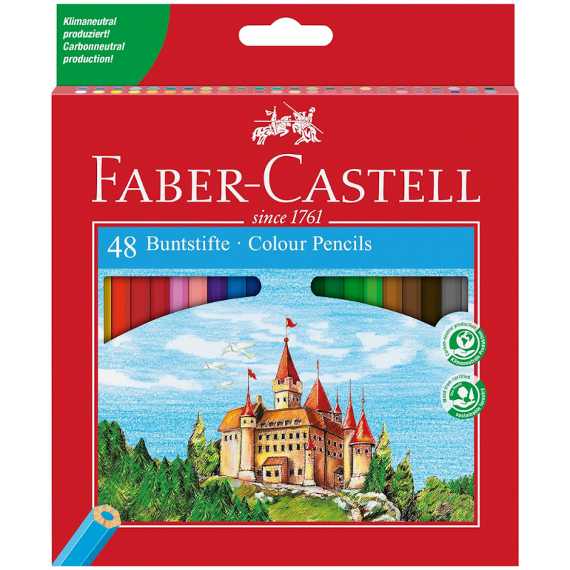 Faber-Castell Eco Colour Pencil Set (48pc)