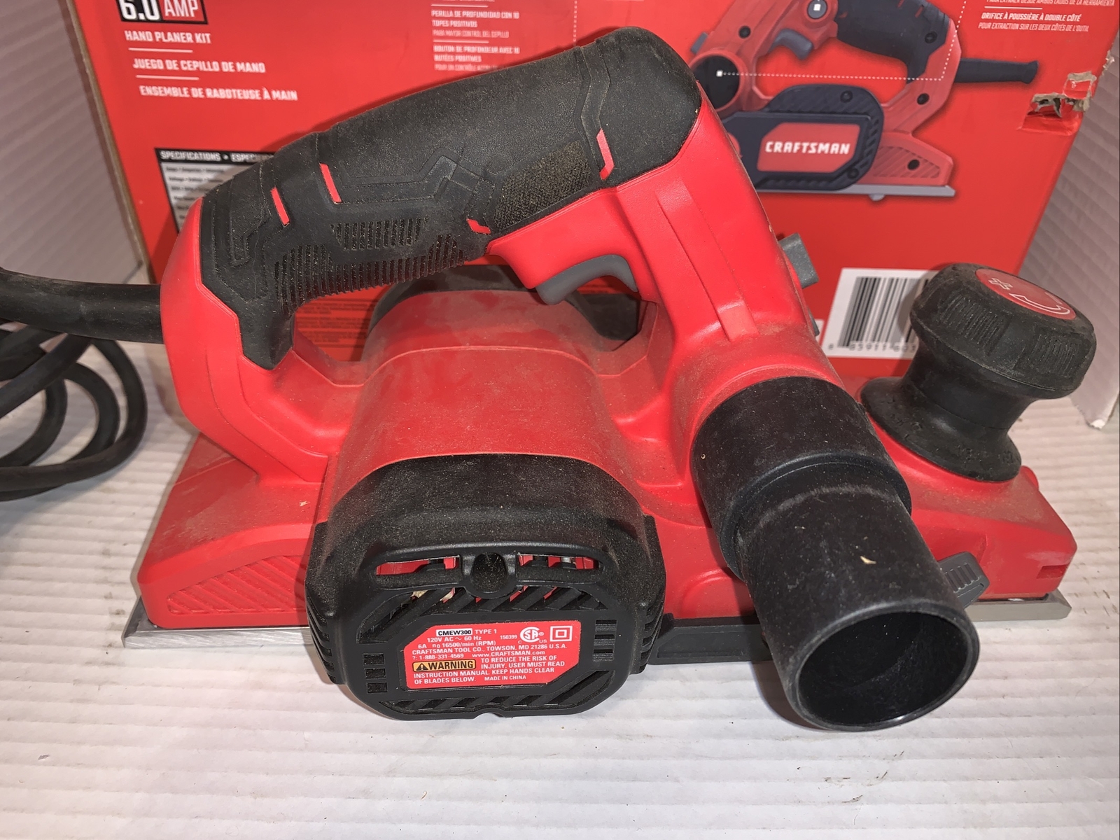 CRAFTSMAN Hand Planer, 6Amp, 5/64Inch (CMEW300) eBay