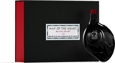 MAP OF THE HEART Black Heart V2 Eau De Parfum Spray 90ml - Originalverpackt & Versiegelt