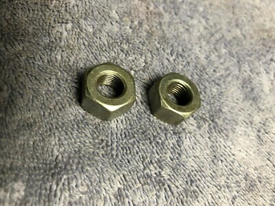 VINTTAGE NOS PAIR OF 2 MUSSELMAN / BENDIX ORIGINAL BICYCLE 3/8-24  AXLE NUTS 
