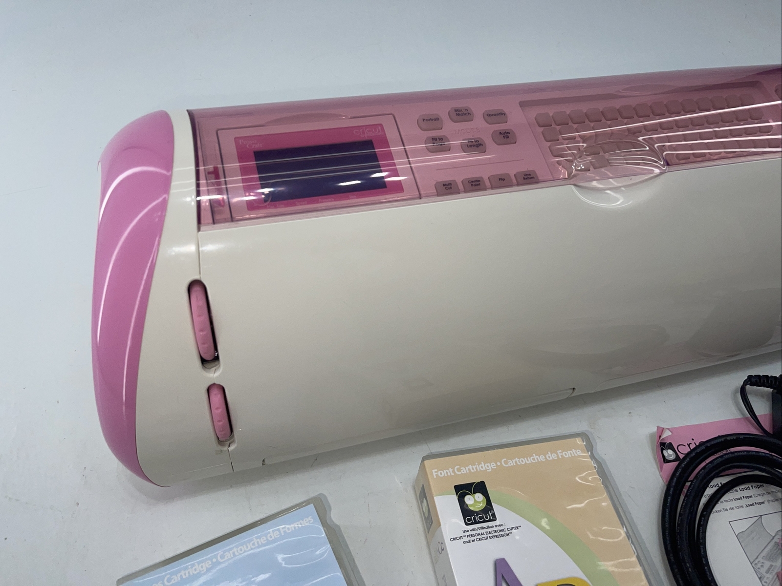 Cricut Expression Electronic Pink Cutting Machine CREX001 + Cords ...