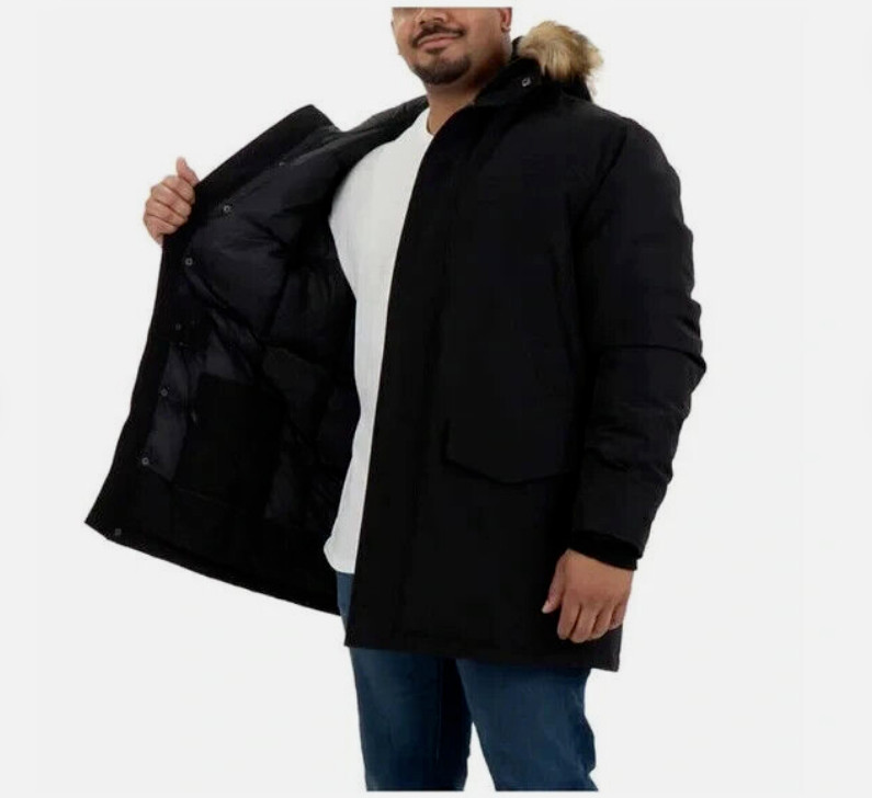 Мужская пуховая куртка-парка Gerry черного цвета, размер XXL