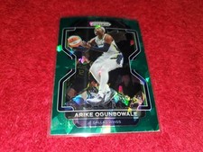 2022 PRIZM WNBA #139 ARIKE OGUNBOWALE GREEN ICE FANATICS EXCLUSIVE SSP