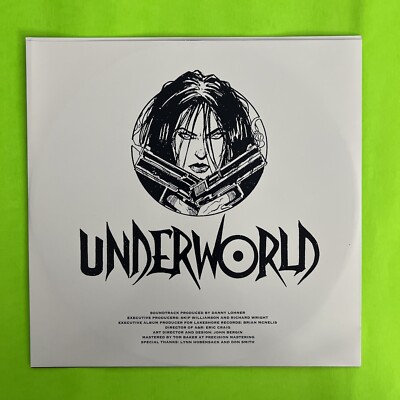 Underworld Soundtrack 2016 2xLP Numbered translucent Blue Vinyl