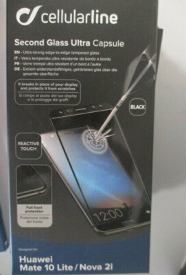 cellularline Second Glass Ultra Capsule für Huawei Mate 10 Lite / Nova 2i  (ME10