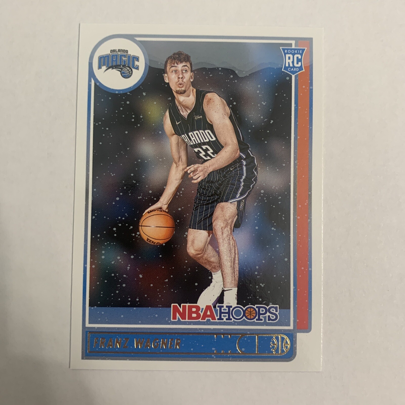 2021-22 Panini NBA Hoops #235 Franz Wagner Rookie Card Winter Orlando Magic