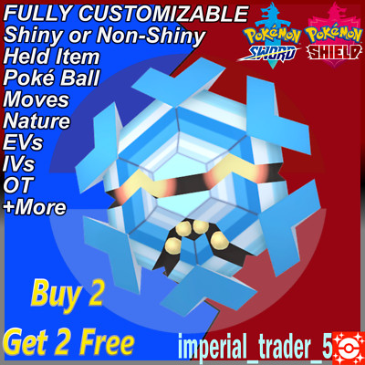 Pokémon Sword and Shield   Shiny Cryogonal   W/ Best 6IV Customizable
