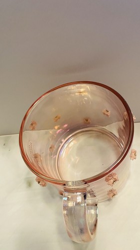 Taza de vidrio rosa coqueta arco rosa 20 oz. - Imagen 5 de 6