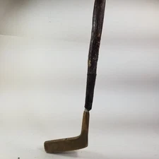 Antique Twisted Wooden Shaft PETER Putter Golf Club 35"