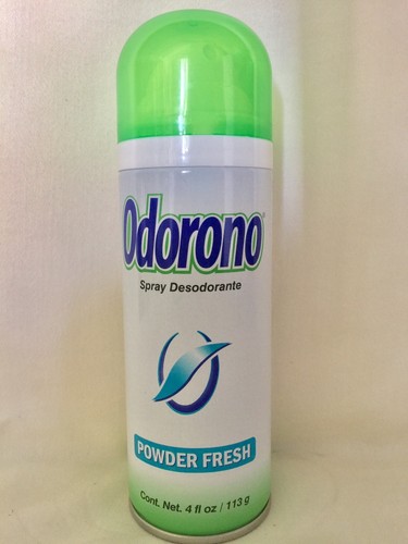 Lot of 2 Odorono Deodorant Spray Powder Fresh 4 fl oz Aerosol New Fast ...