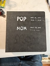 VINTAGE PHOTO SCRAPBOOK ALBUM Multiple Family Photos 1920's-1980's