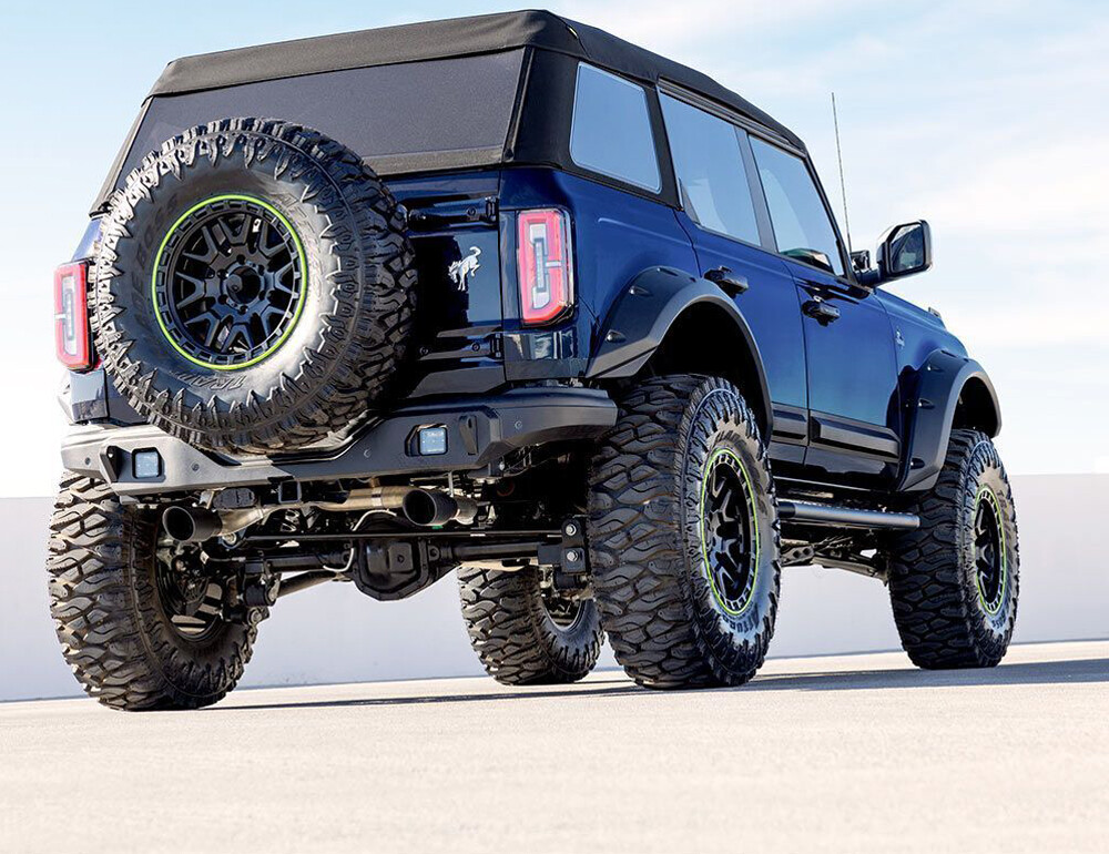 Fits 21-25 Bronco 4-Door Air Design Super Bolt Fender Flares Satin