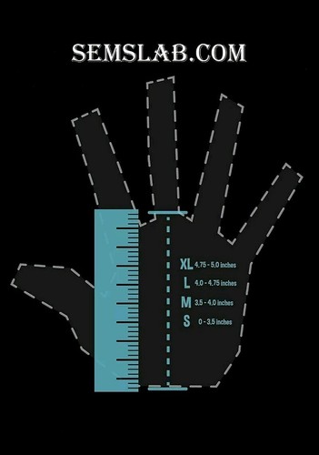 SemsLab Übung Fitness Krafttraining Handschuhe Handflächenschutz Medium 3,5-4" - Bild 4 von 4