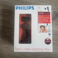 New In Open Box Philips SPC230NC Web Cam 1.3 MP Video And Photo
