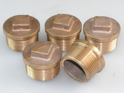 5x VIEGA ROTGUSS STOPFEN 1 1/4'' VERSCHLUSSSTOPFEN FITTING GEWINDESTOPFEN 322175