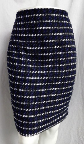 Jupe Noire Ann Taylor Taille 8 - Nouvelle Avec étiquettes, Doublée, Style Pencil