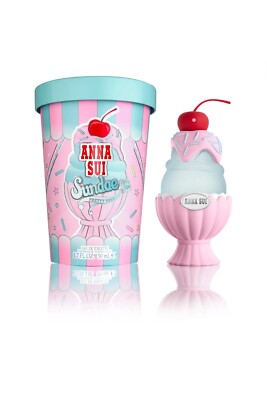 Anna Sui Ice Cream Sundae Pretty Pink Eau de Toilette 1.7oz/50ml New sealed box