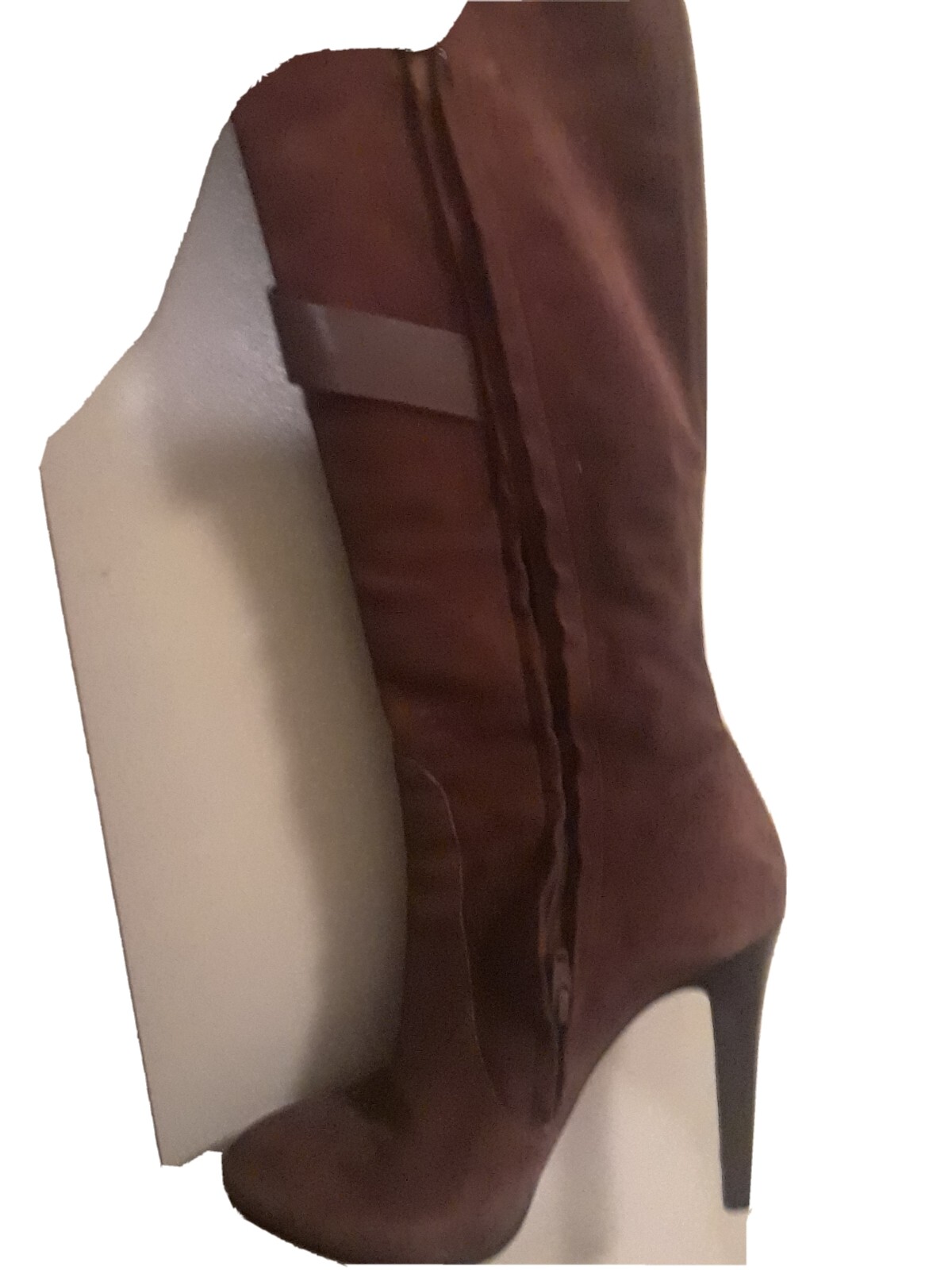 STUPENDO! Stivali alti al ginocchio Yves Saint Laurent marroni pelle scamosciata. taglia 39 8 5...