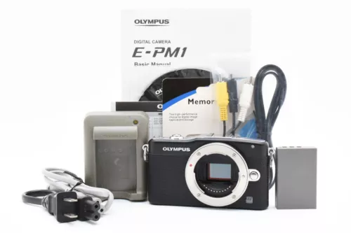 [Multi lingual] Read!!! OLYMPUS SLR PEN mini E-PM1 Black From Japan ###2381828