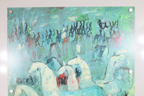 Purvis Young Freiheit in der Stadt Poster - signiert 26x36 (A10-i12) - Bild 2 von 6