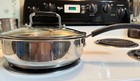 10” Red Rose Skillet With Lid Induction, Cast Iron Stove, Gas & Electric Safe