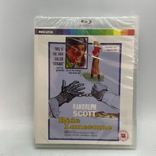 Ride Lonesome BluRay Movie 1959 Rare OOP UK 2020 Edition SEALED MINT Region Free