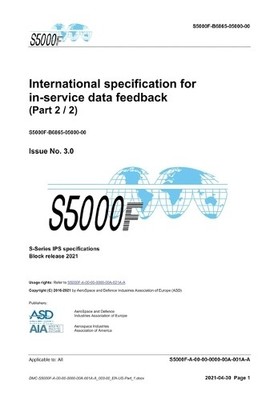 Asd S5000F, International specification for in-service da (Hardback) (UK IMPORT)