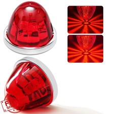 2PCS Watermelon LED Side Marker Lights, Red Strobe/Constant