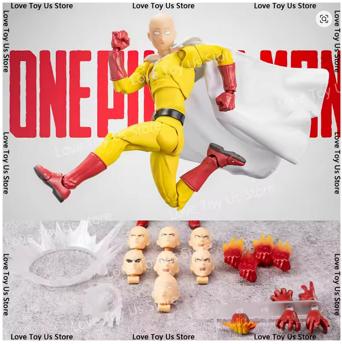 Amazing Yamaguchi Revoltech ONE PUNCH-MAN Saitama Action Figure