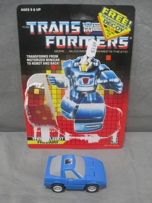 Transformers G1 FREEWAY Complete Throttlebot 1987 Vintage