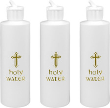 3Pcs Holy Water Bottles Holy Water Empty Containers 250ml Holy Water Plastic Bot