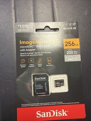 SanDisk ImageMate PRO microSDXC Memory Card - 256GB